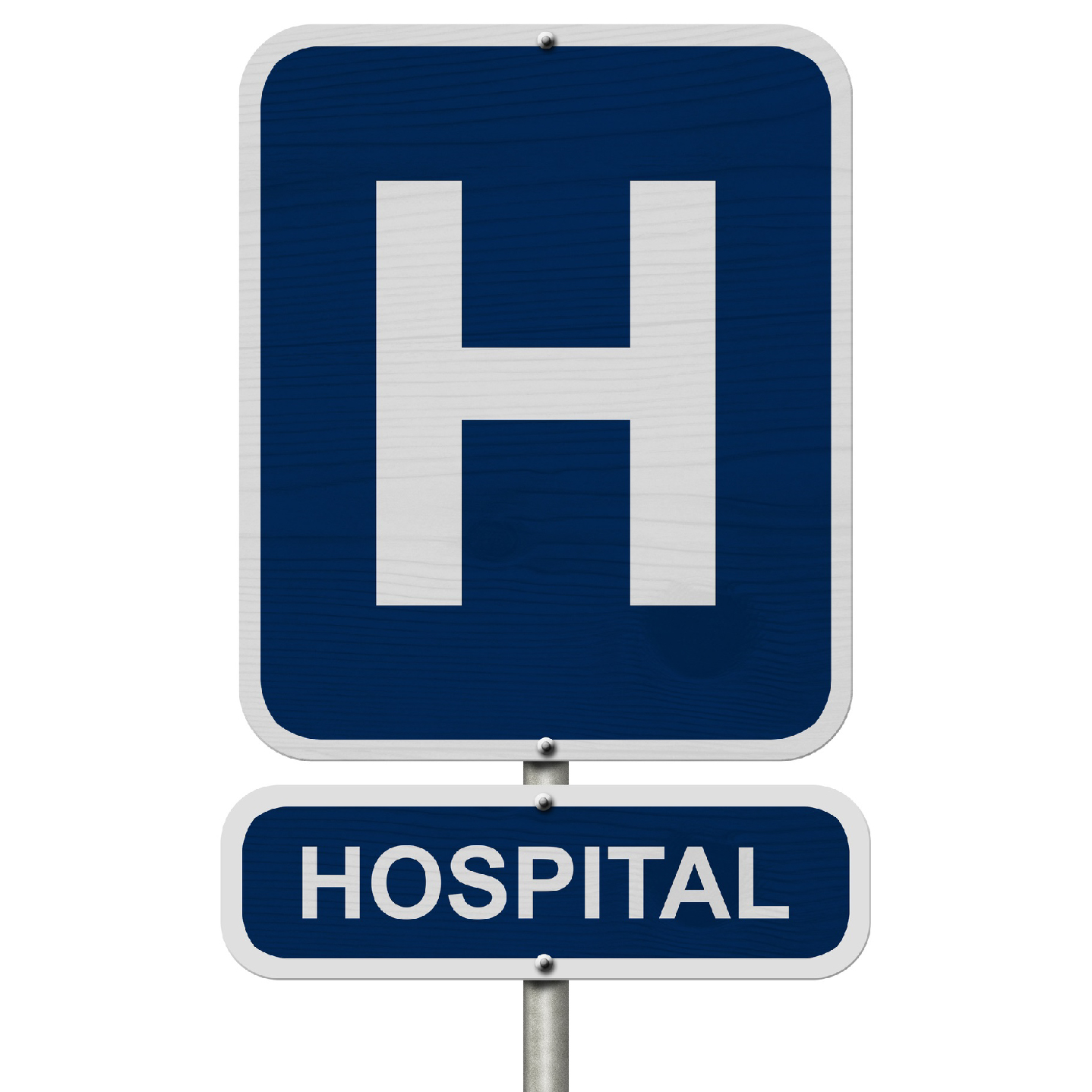 H is for Hospital Sign